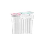 Beans Storage and Preservation Containers 1.2 L - Pulses Storage Container with a Rose Cover