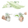 Pea Slicing and Peeling Machine - Manual Peeling Machine - White