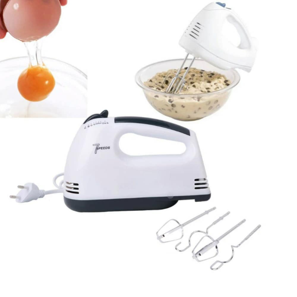 Sokany Electric Hand Mixer - Egg Beater 180 Watt - White