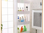Organizer & Shelves for the Bathroom and Kitchen - Multi-Use Trolley 4 Roles