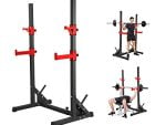 Multipurpose Dumbbell Stand - Squat Rack Gym - Black