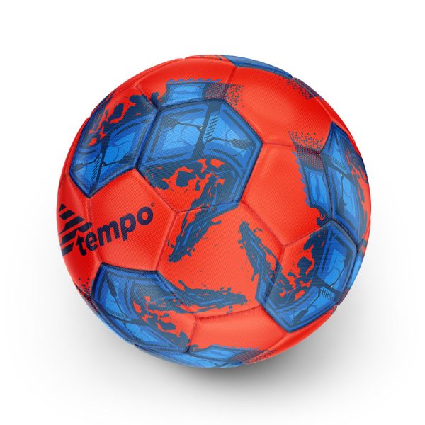 Tempo Futsal Blaze Team Football - Rubber Football - Fire Red - Size 4