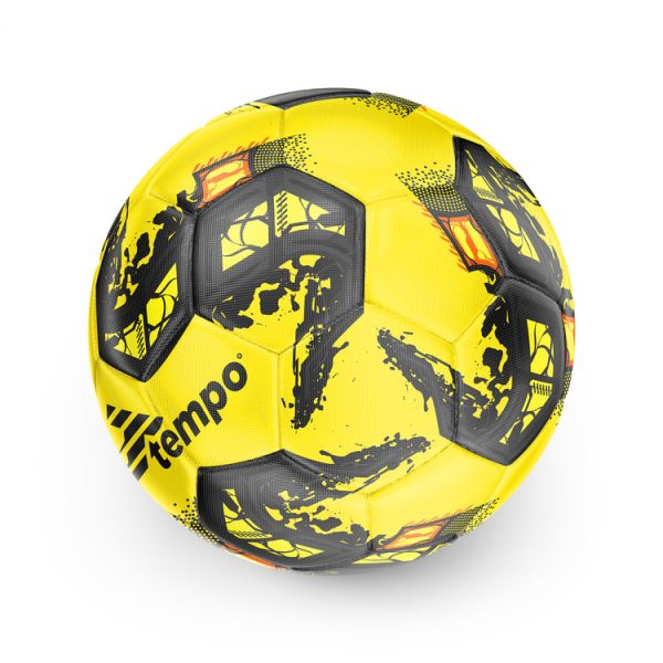 Sports Football Size 3 Tempo - BLAZE Team Football - Yellow & Black