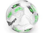 Tempo Rubber Football - Blaze Team Football - White and Green - Size 5