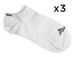 Tempo Ankle Socks Cotton - Short Sports Socks - White - Multiple Sizes