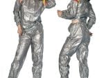 Sauna suit for slimming - slimming suit for men and women - silver