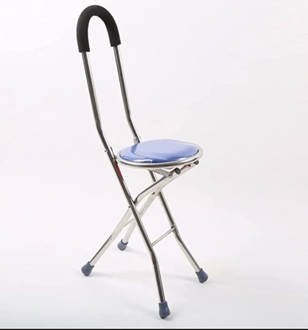 كرسي معدني قابل للطي لكبار السن - كرسي معدني بظهر خفيف الوزن