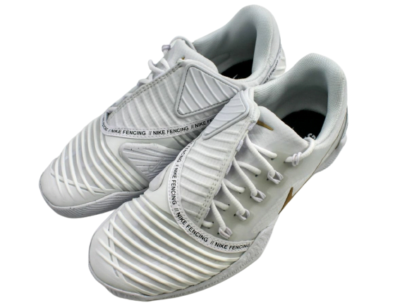 Nike Ballestra White-Gold (107) - Fencing Shoes From Absolute ...