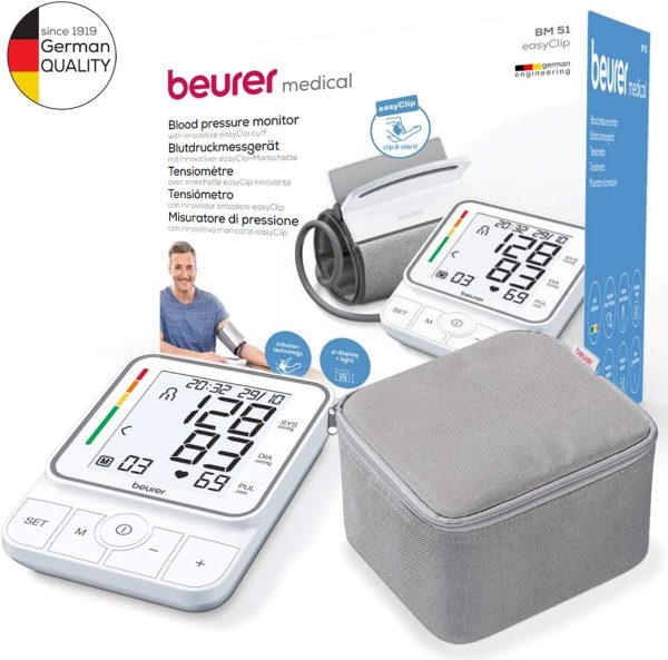 جهاز قياس ضغط الدم من بيورر - مقياس ضغط دم ديجيتال - BM51